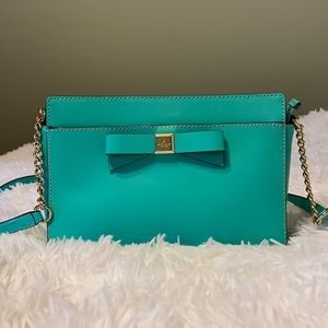 kate spade leather crossbody bag with bow